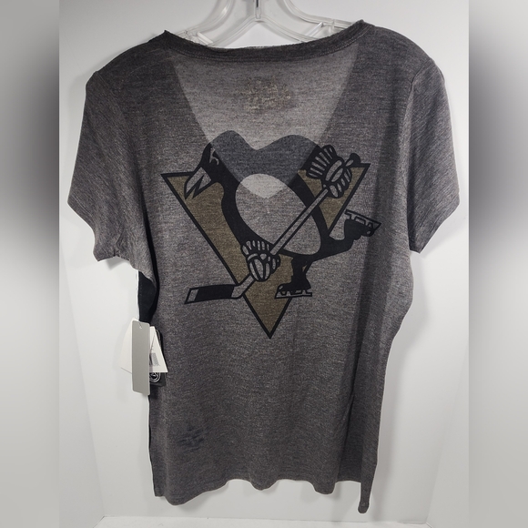 NWT Touch By Alyssa Milano NHL Pittsburgh Penguins Women's T-Shirt Large Black - Picture 5 of 16